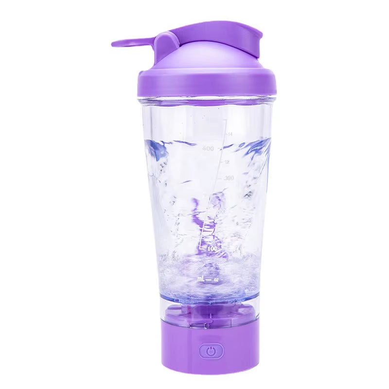 USB Rechargeable Electric Mixing Cup for Protein Powder - Portable Shaker Bottle and Mixer